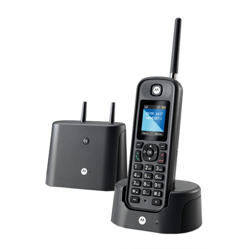 Telefone sem Fios MOTOROLA O201 Telefono DECT Largo Alcance Preto - imagem 2