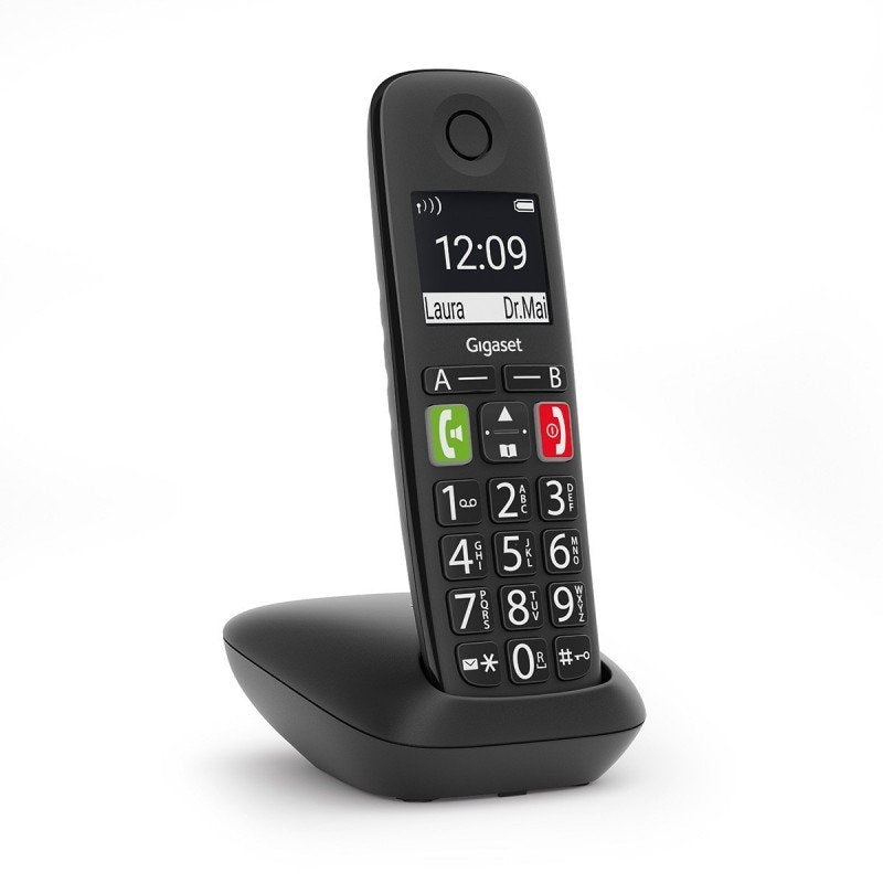 Telefone sem Fios Gigaset E290 Sem Fios DECT Duo Preto