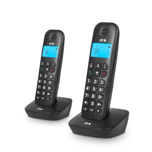 Telefone sem Fios SPC 7302N Telefono DECT AIR PRO DUO Preto