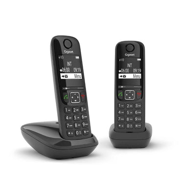 Telefone sem Fios Gigaset AS690 Sem Fios DECT DUO Preto - imagem 2