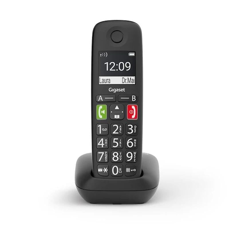 Telefone sem Fios Gigaset E290 Sem Fios DECT Preto