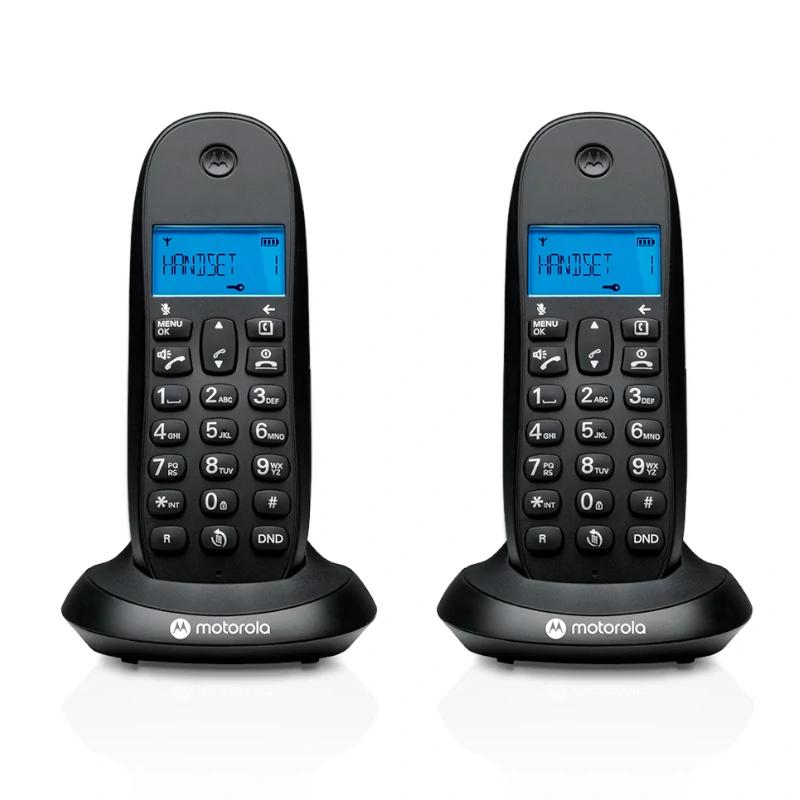 Telefone sem Fios MOTOROLA C1002 CB+ Telefono DECT Preto Duo - imagem 2