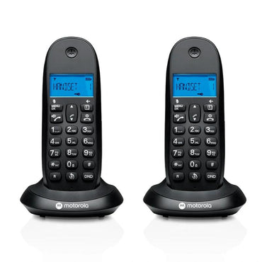 Telefone sem Fios MOTOROLA C1002 CB+ Telefono DECT Preto Duo - imagem 2