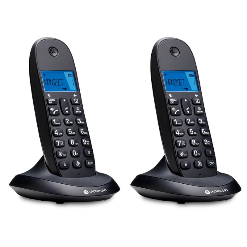 Telefone sem Fios MOTOROLA C1002 CB+ Telefono DECT Preto Duo - imagem 3