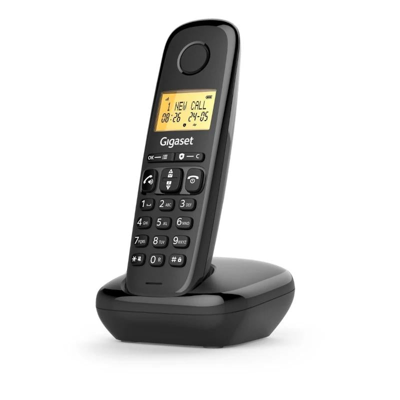 Telefone sem Fios Gigaset Basic 100 Sem Fios DECT Preto Trio - imagem 3