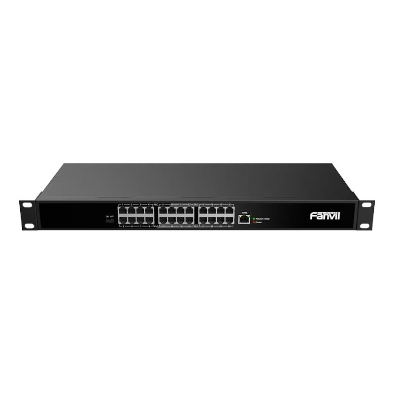 Switch de Rede Fanvil PN24 Conmutador PoE de 2 hilos