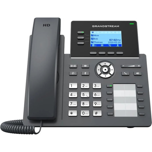 Telefone VoIP GrandStream IP Phone GRP2604P PoE 3 lineas AudioHD