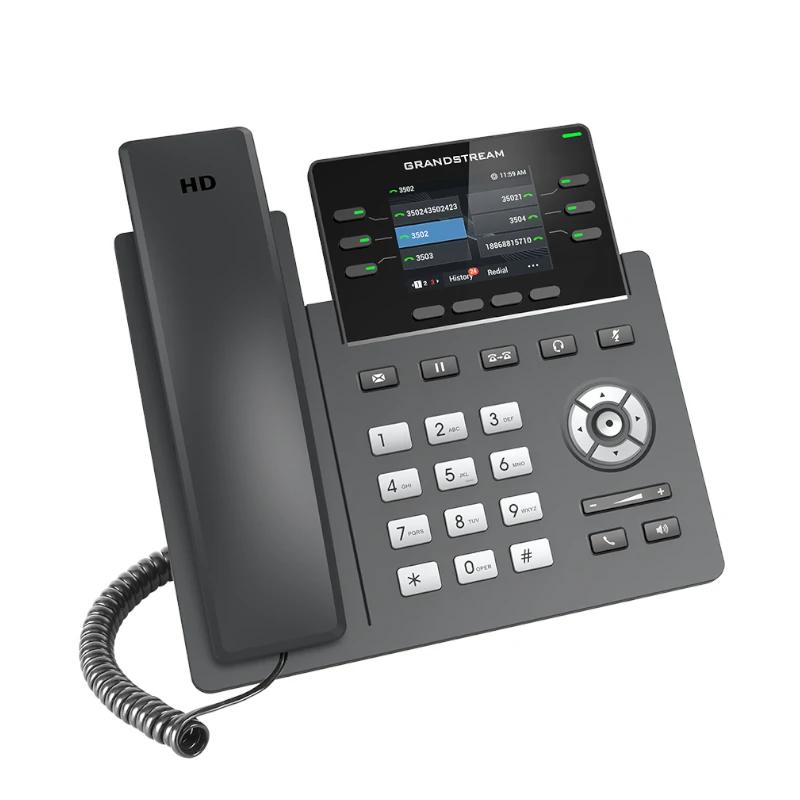 Telefone VoIP GrandStream IP Phone GRP2613 6 lineas 2xGbE - imagem 2
