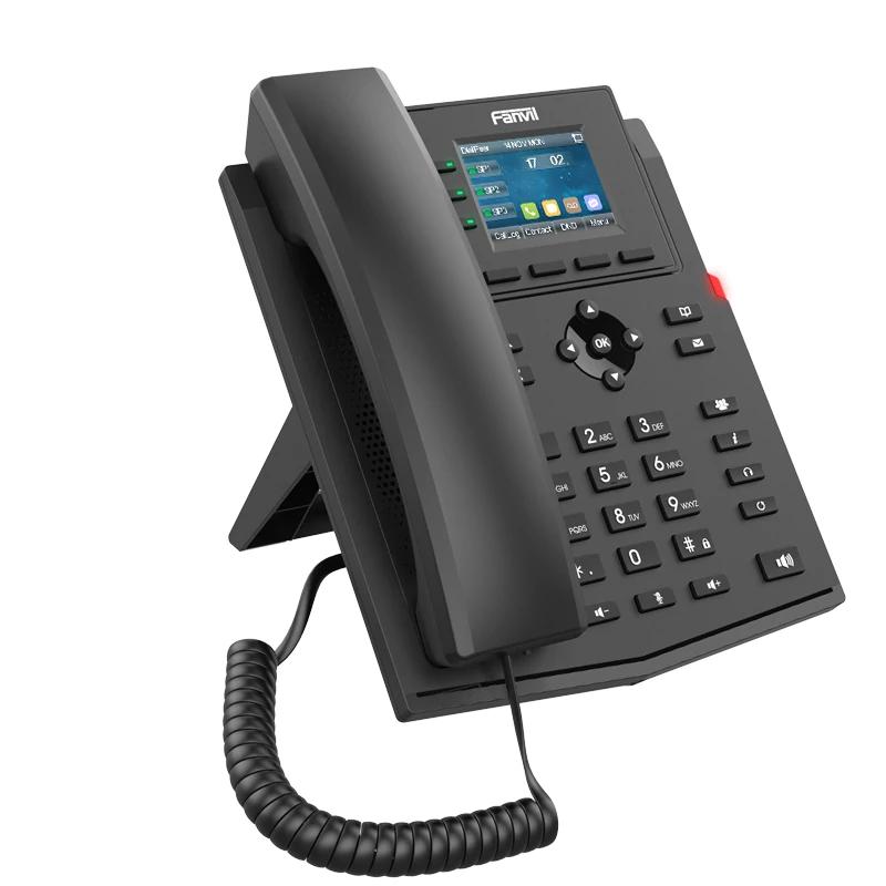 Telefone VoIP Fanvil X303G, 4 líneas SIP, com Gigabit, sem PSU - imagem 2
