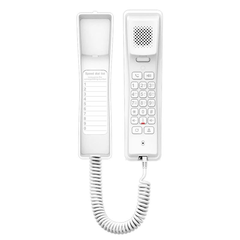 Telefone VoIP Fanvil H2U-W Tlf IP Hotel 2 Líneas SIP PoE Branco
