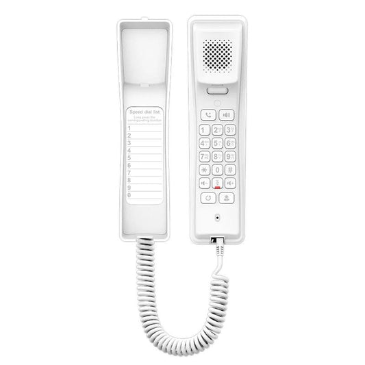 Telefone VoIP Fanvil H2U-W Tlf IP Hotel 2 Líneas SIP PoE Branco