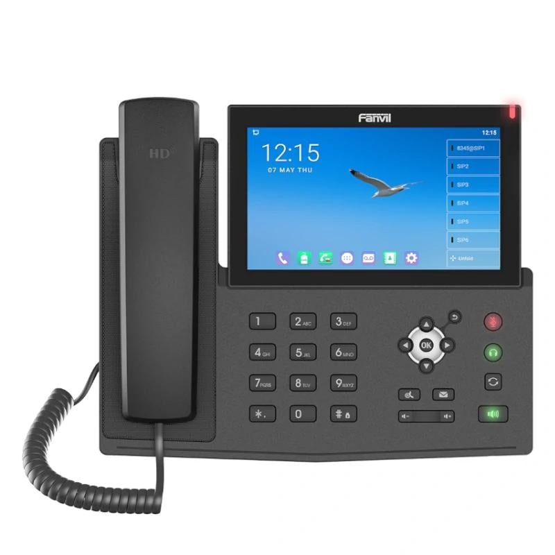 Telefone VoIP Fanvil X7A, 20 líneas SIP, Teléfono Android