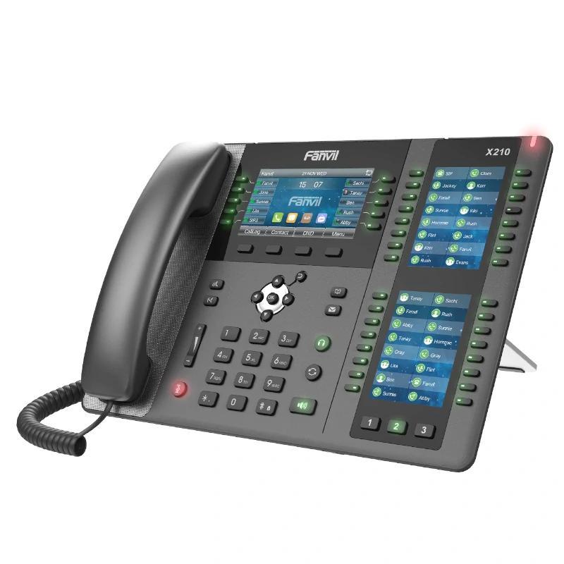 Telefone VoIP Fanvil X210, 20 líneas SIP, 106 teclas DSS - imagem 2