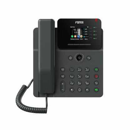 Telefone VoIP Fanvil V61G 4 líneas SIP Ecrã 2.4" cores PoE 2