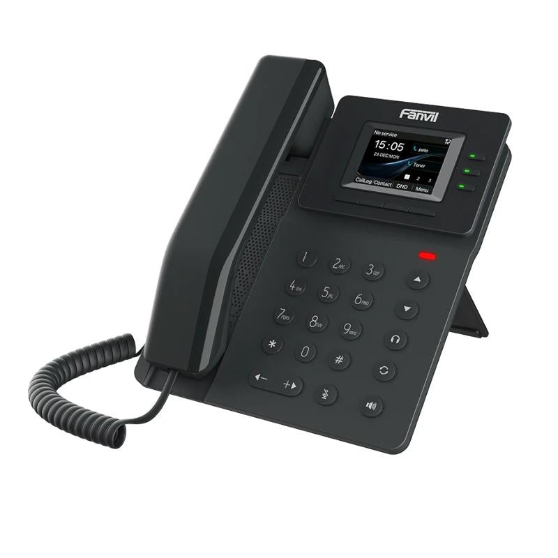 Telefone VoIP Fanvil V60P 4 líneas SIP Ecrã 2.4" cores PoE 2 - imagem 2