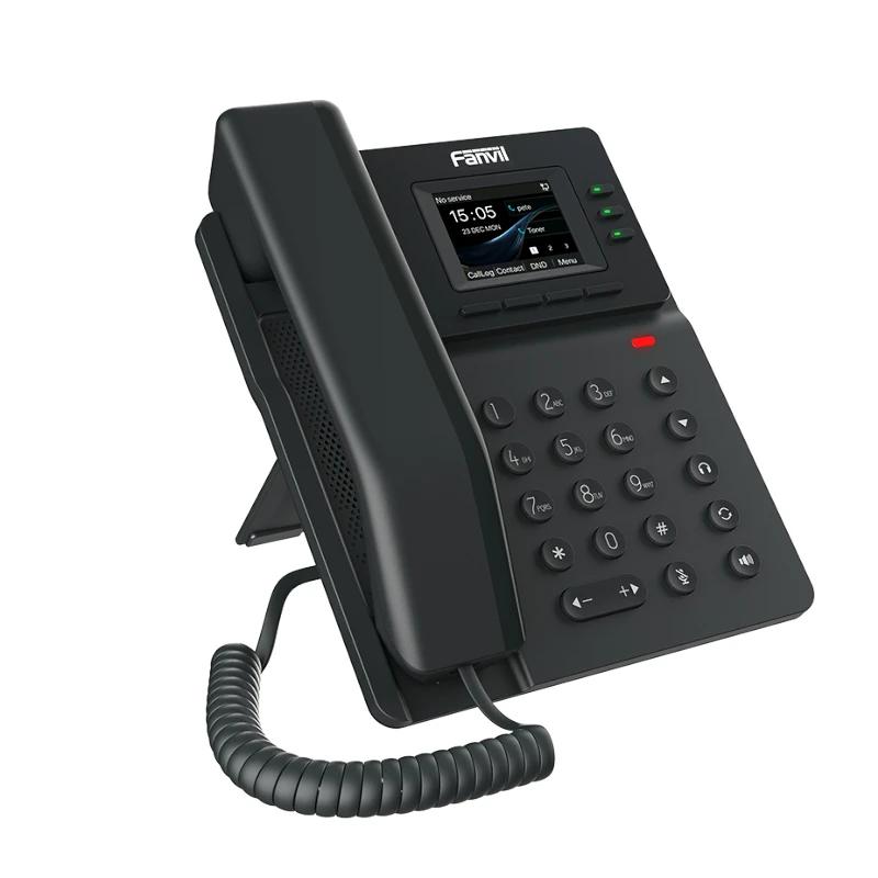 Telefone VoIP Fanvil V60P 4 líneas SIP Ecrã 2.4" cores PoE 2 - imagem 3