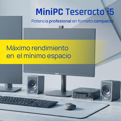 Mini PC iggual Teseracto i5 1235U 8+256 2HDMI W11P - imagem 3