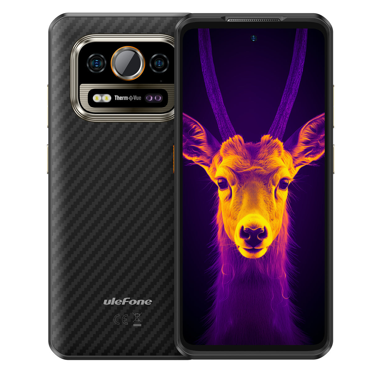 Ulefone Armor 25T Pro 5G Thermal 256GB 8GB preto EU