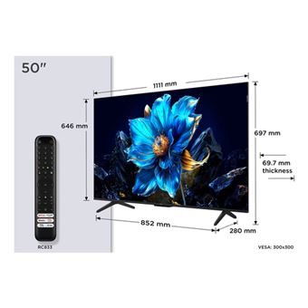 Smart TV TCL P7K 50P7K | QLED | 4K UHD | 50'' | 127 cm