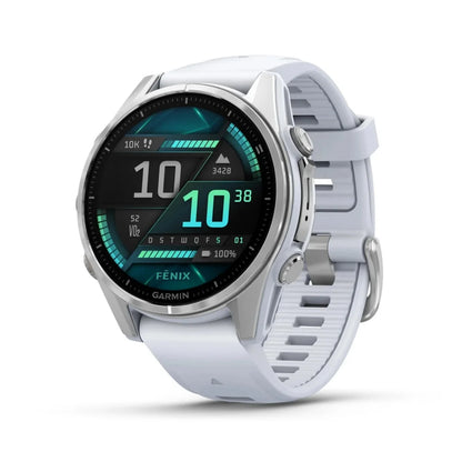 Watch Garmin Fenix 8 GPS 43mm Silicon White Band - White
