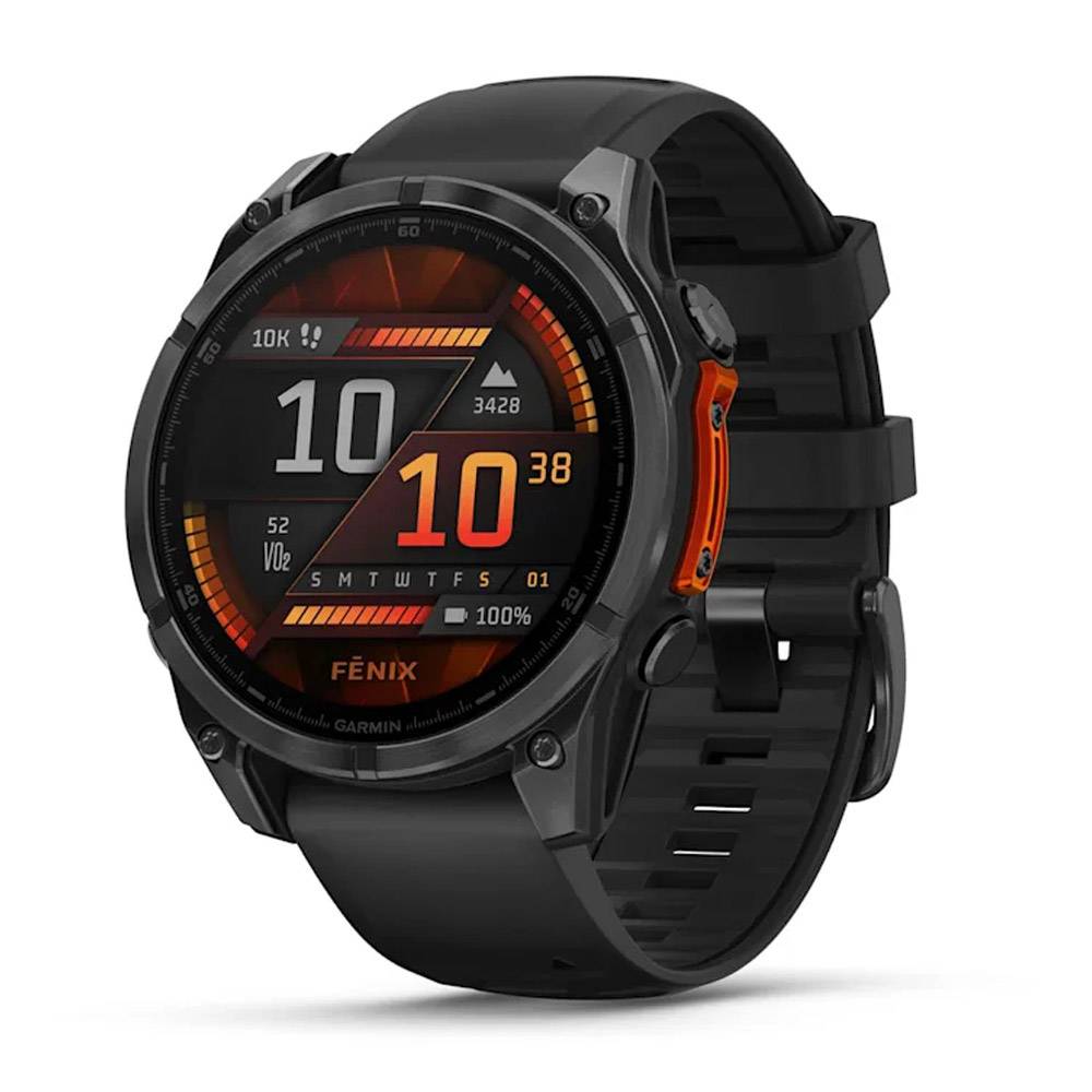 Watch Garmin Fenix 8 GPS 47mm Silicon Black Band - Black