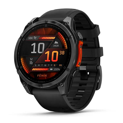 Watch Garmin Fenix 8 GPS 47mm Silicon Black Band - Black
