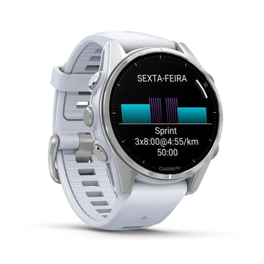 Watch Garmin Fenix 8 GPS 43mm Silicon White Band - White