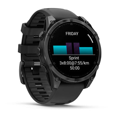 Watch Garmin Fenix 8 GPS 47mm Silicon Black Band - Black