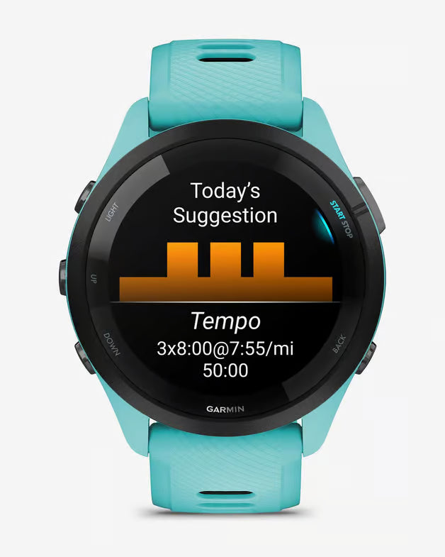 Watch Garmin Forerunner 265 GPS 46mm - Aqua/Black
