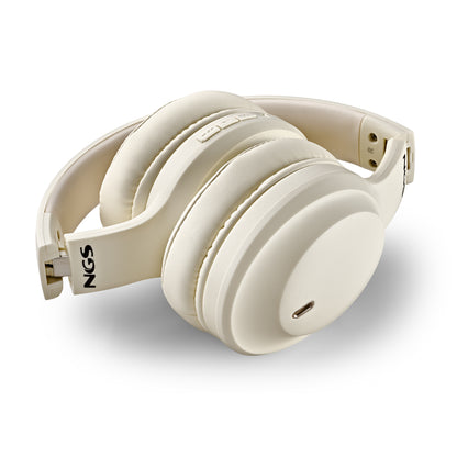 Auscultadores NGS AURICULAR INAL.BT CAN.RUID ARTICAGLACIER BEIGE - imagem 6