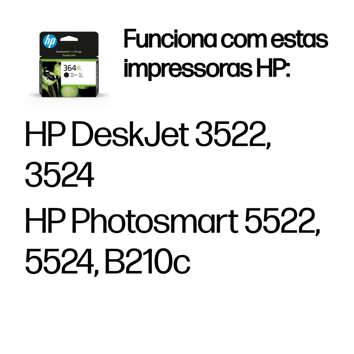 HP Ink 364XL / CN684EE preto XL - imagem 3