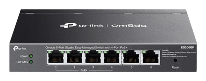 Computador TP-Link ES206GP Switch 4xGb PoE+ 2xGb 65W Desktop