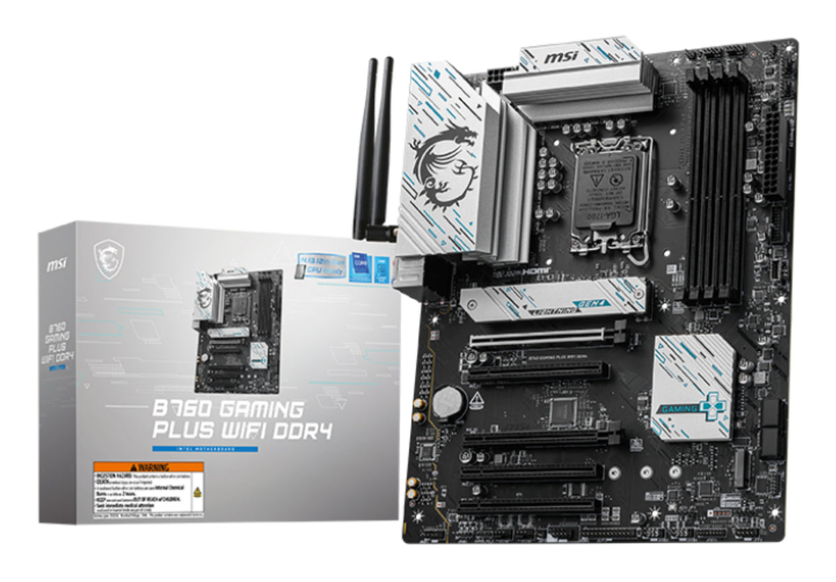 MSI Placa Base B760 de jogos PLUS WIFI DDR4 1700 - imagem 4