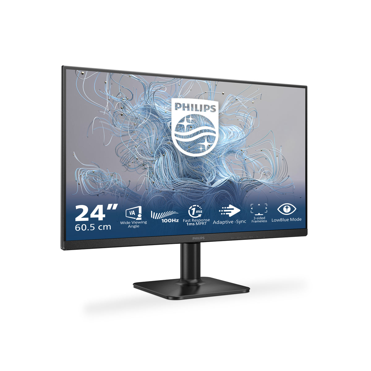 Monitor Profesional Philips 24E2N1100LB 23.8"/ Full HD/ preto