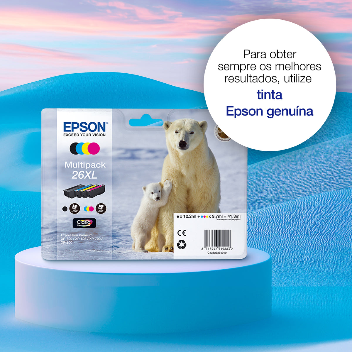 Epson Ink 26XL / C13T26364010 BK,C,M,e XL Multipack - imagem 6