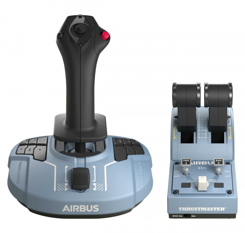 Comando de simulação de voo Thrustmaster TCA Officer Pack Airbus Editio / 2960842 preto, azul - imagem 2