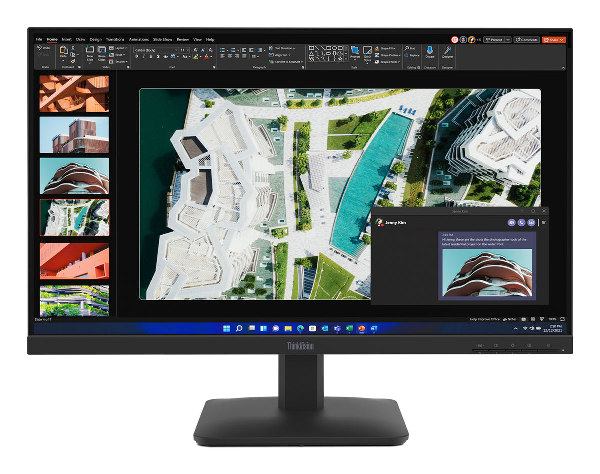 Monitor Lenovo ThinkVision S27-4e / 64BEKAT1EU preto - imagem 2