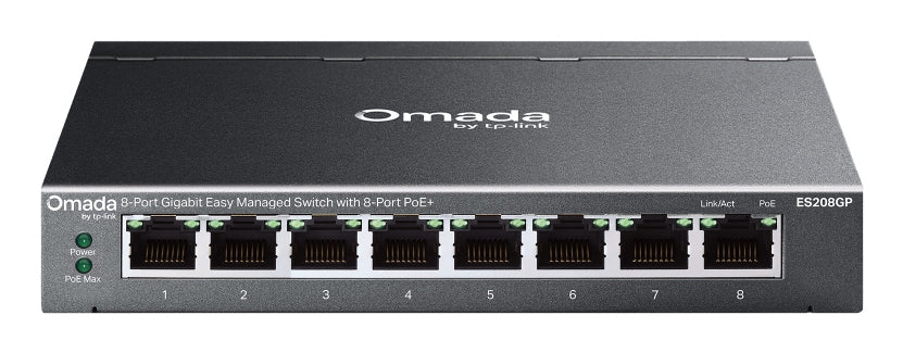 Computador TP-Link ES208GP Switch 8xGbE PoE+ Acero Desktop
