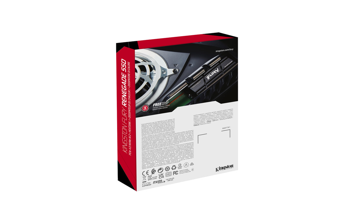 Disco SSD Kingston M.2 Fury Renegade 4.0 4TB / SFYRDK/4000G - imagem 5