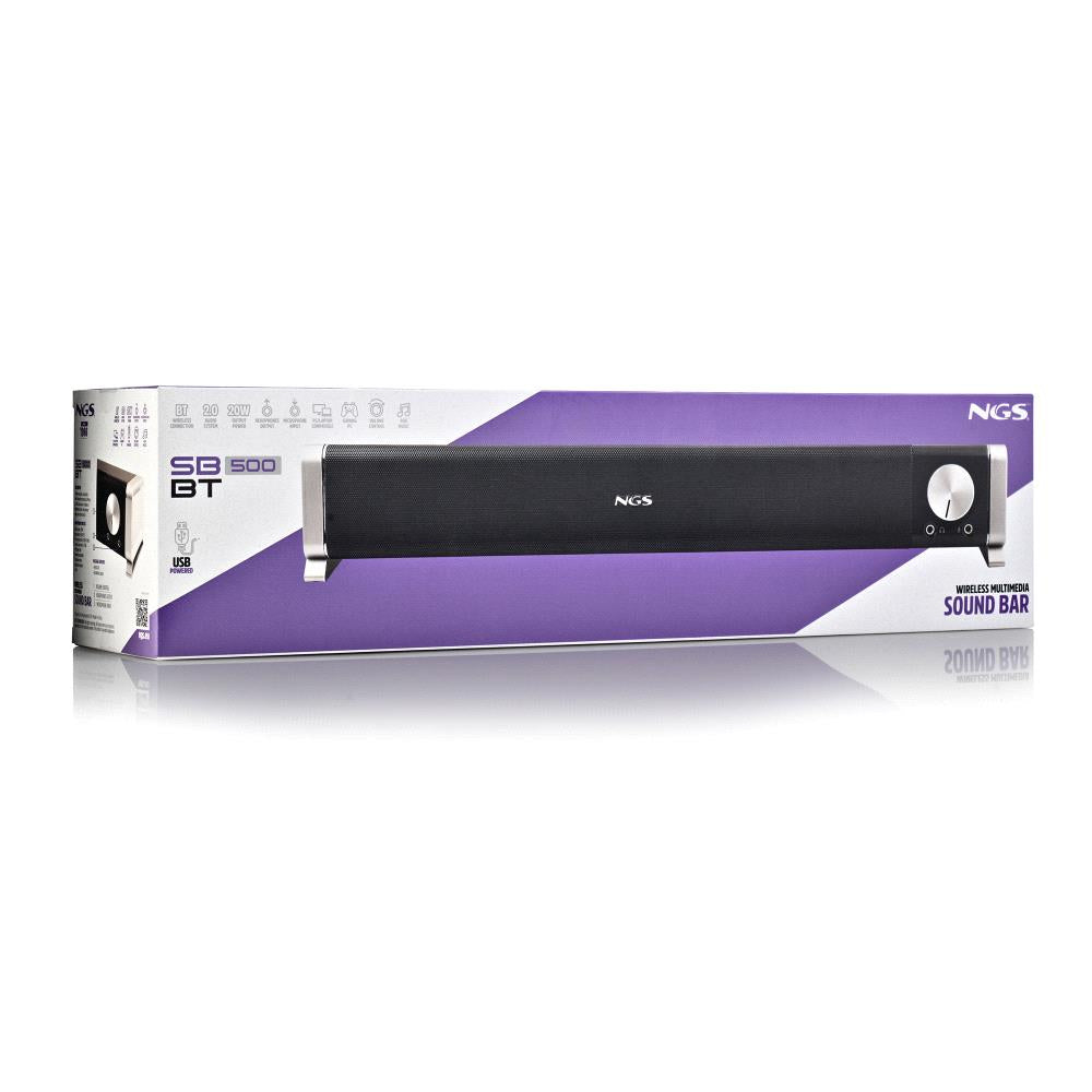 Coluna NGS Barra de Som PC Sem Fios 200W BT - imagem 16
