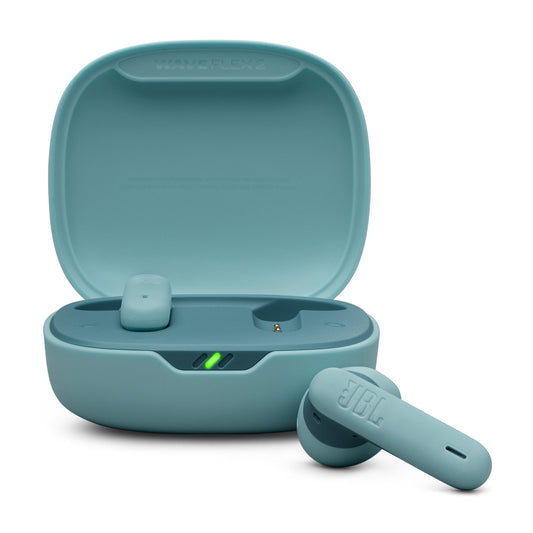 Auscultadores Bluetooth JBL Wave Flex com caixa de carregamento/ autonomia 10h/ azul