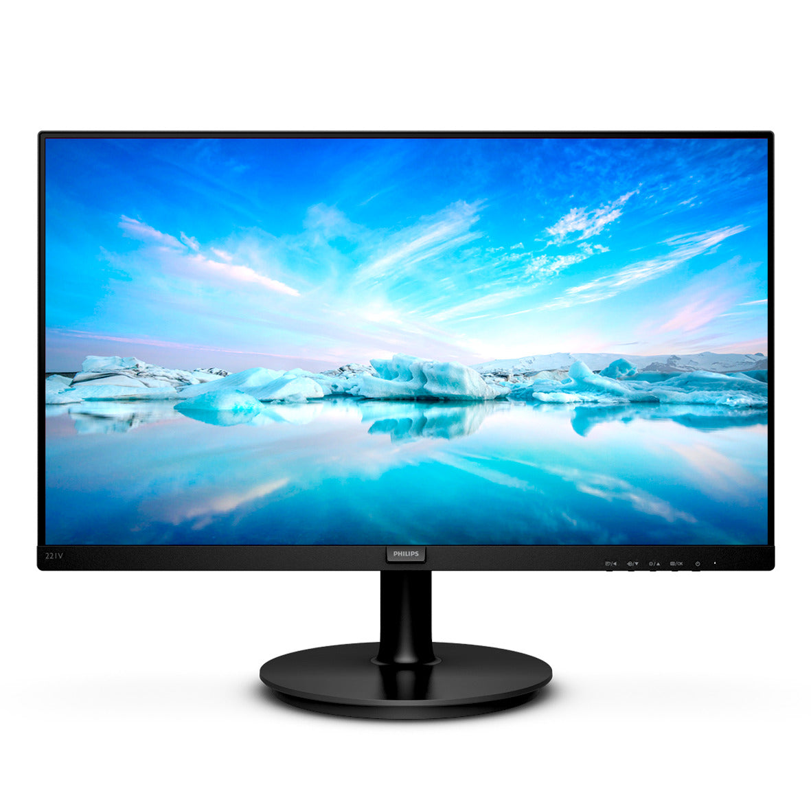 Monitor Philips V-Line 221V8 21,5"/ Full HD/ preto