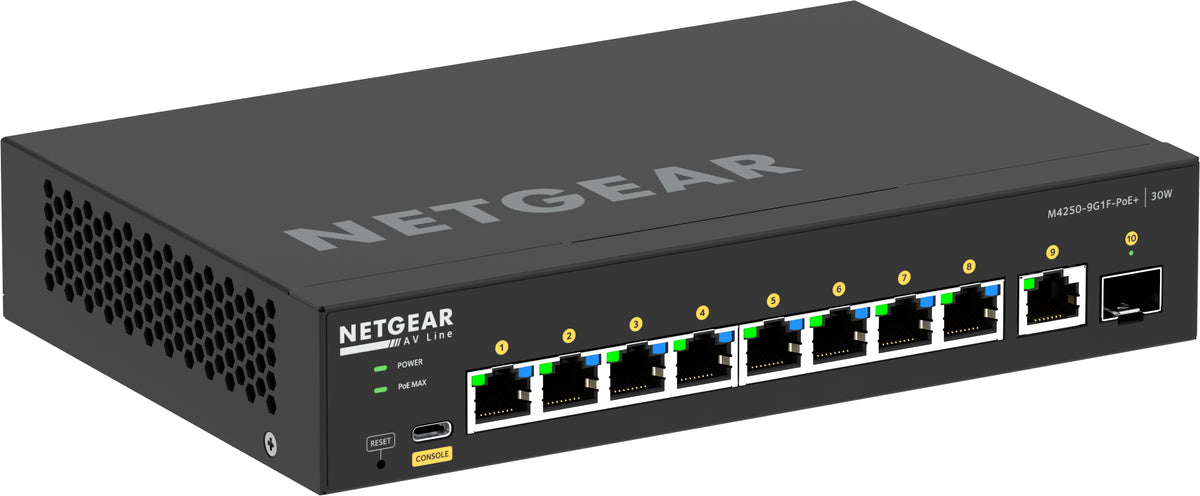 Switch Netgear GSM4210 / GSM4210PD-100EUS preto - imagem 9