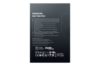 Disco SSD Samsung M.2 9100 PRO PCIe 5.0 4TB / MZ-VAP4T0BW - imagem 7