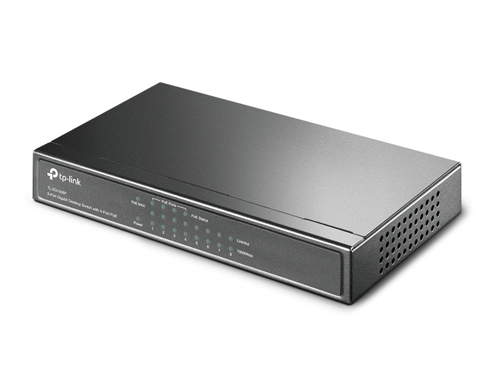 Switch de Rede TP-LINK TL-SG1008P 8xGB 4xPoE - imagem 7