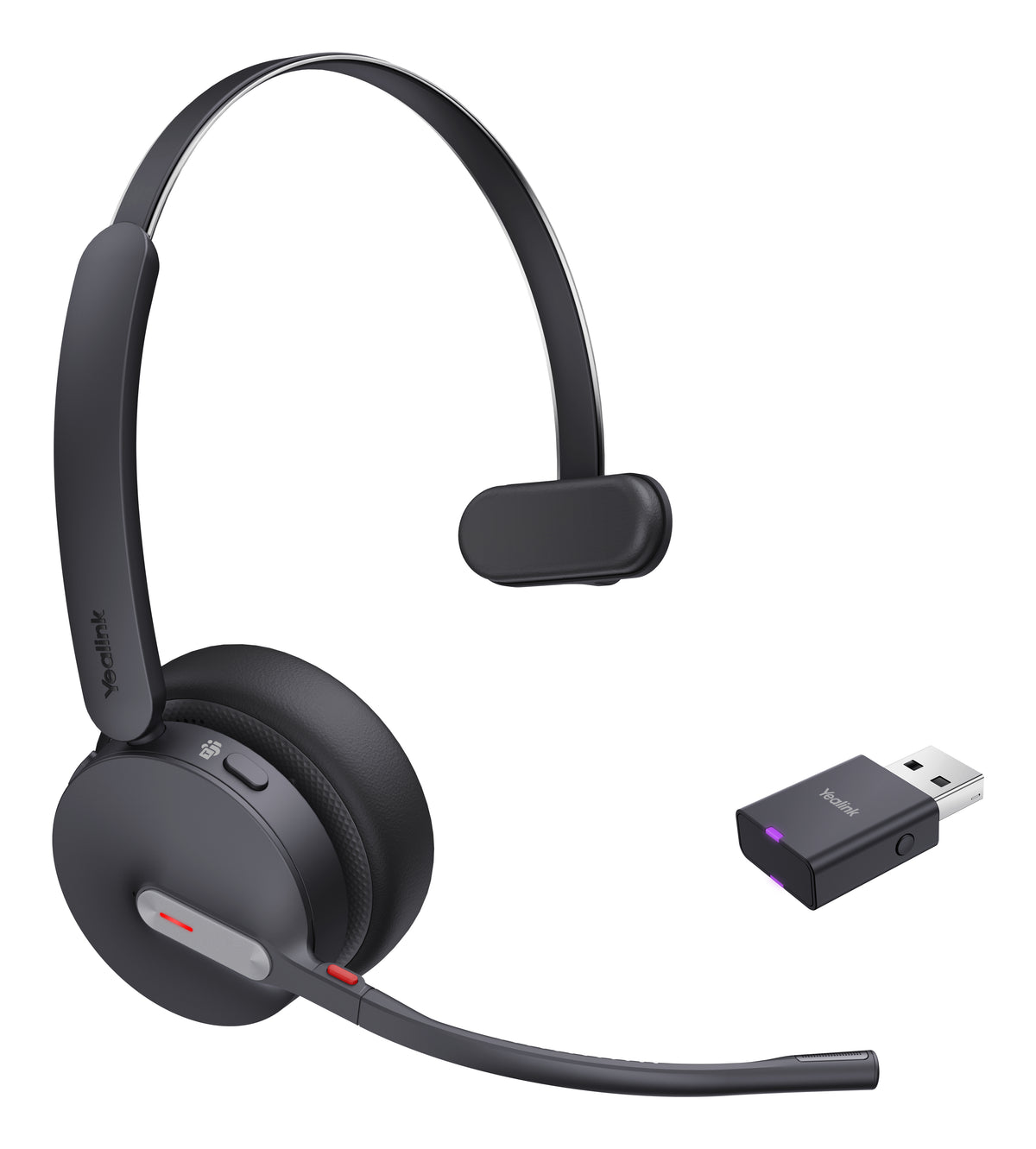 Auscultadores Yealink WH64 Hybrid Mono UC/Teams Aur.In. BT DECT