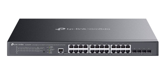 Switch de Rede TP-Link SG3428XMPP L2+ 24xGb 4x10G SFP+ 1U