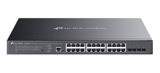 Switch de Rede TP-Link SG3428XMPP L2+ 24xGb 4x10G SFP+ 1U