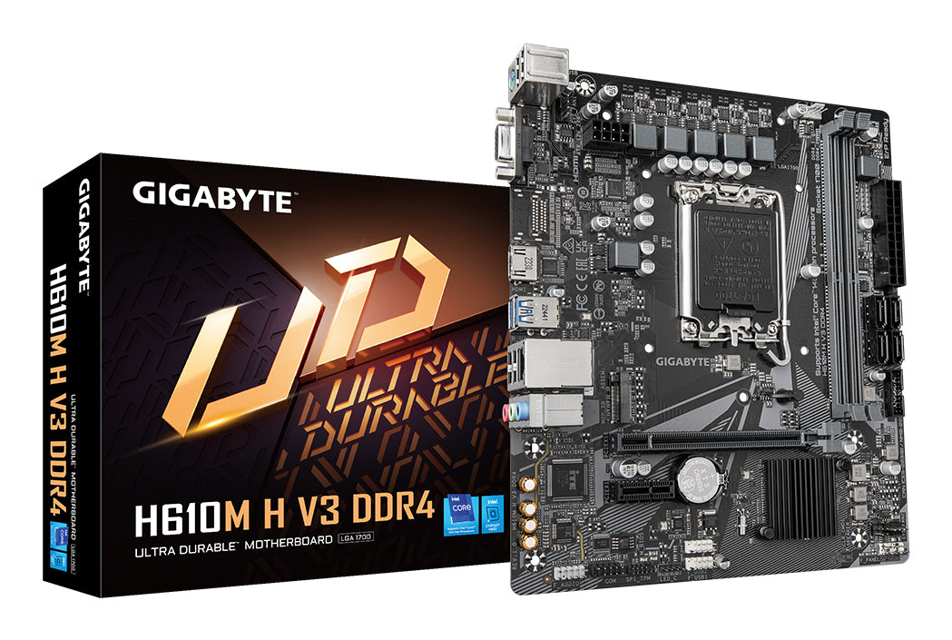 Gigabyte Placa Base H610M H V3 DDR4 mATX 1700
