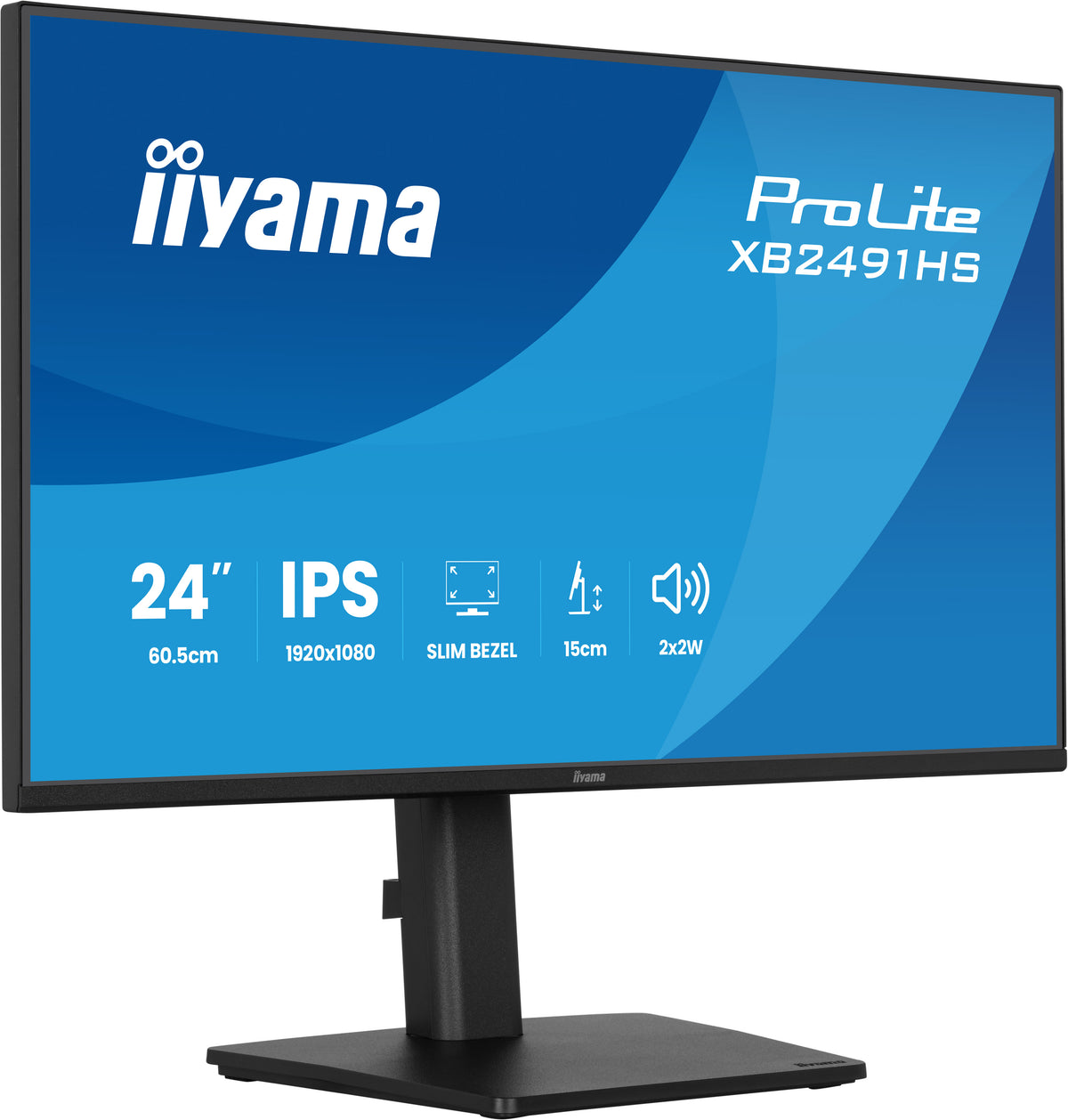 Monitor iiyama ProLite XB2491HS / XB2491HS-B1 preto - imagem 5
